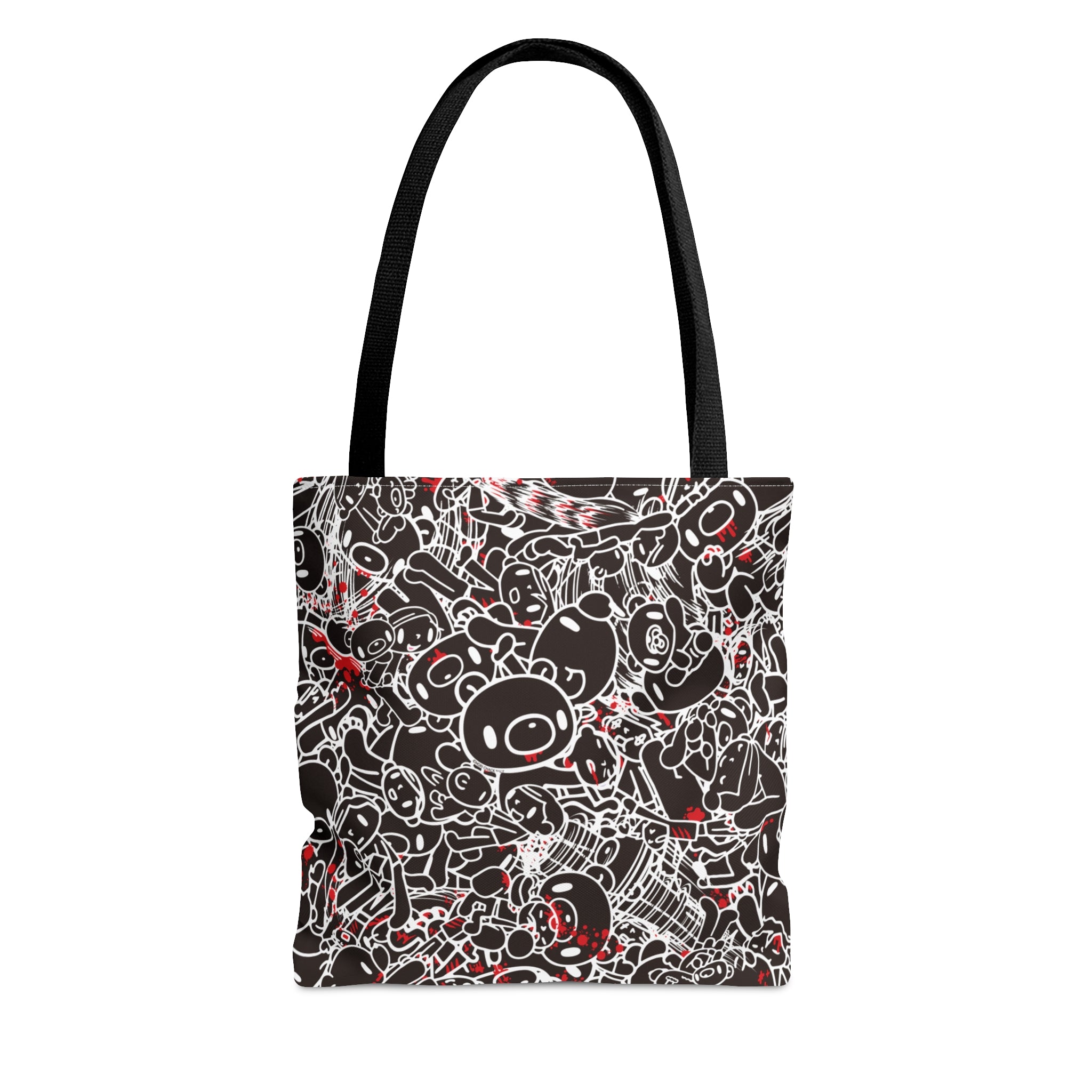 Gloomy & Pity (Black) Chaos Tile Canvas Tote Bag